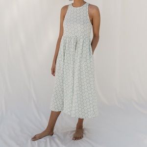 Mint daisy dress